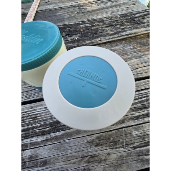 Pair Vintage Aladdin Thermo Jar Model #7000 Thermos Insulated Model #1155 - Picture 4 of 12